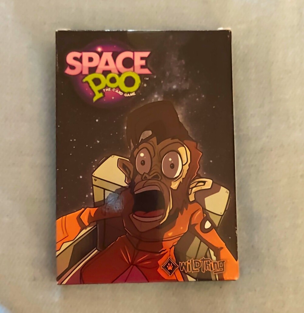 Wildfire SPACE POO Card Game Complete, Space Theme, 2-8 Players, 17+
